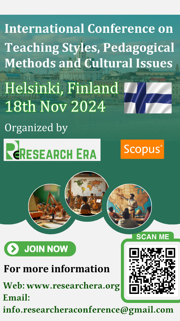 Teaching Styles, Pedagogical Methods and Cultural Issues Conference in Finland